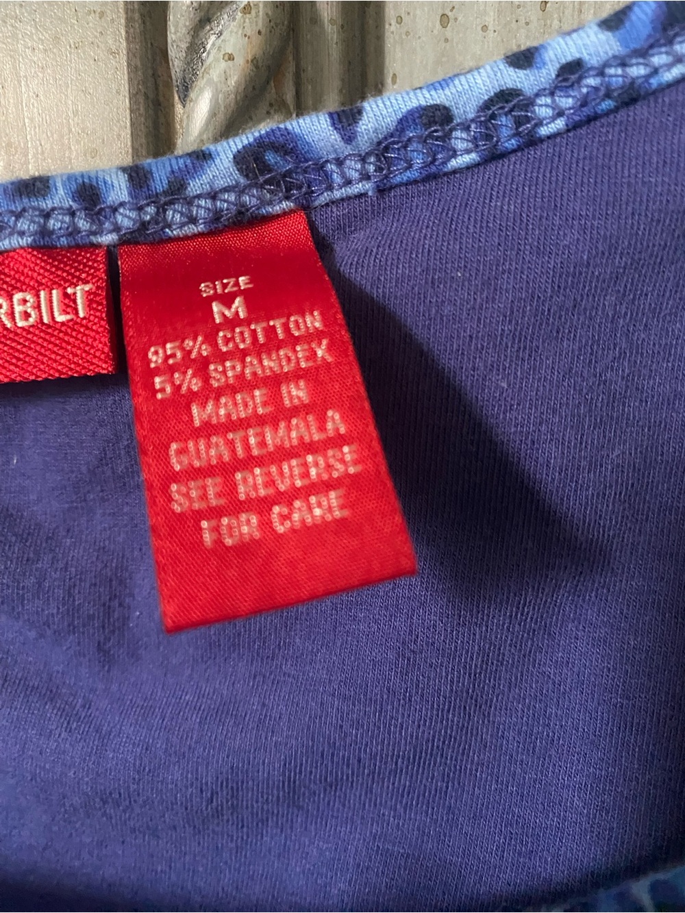 Gloria Vanderbilt Blue Leopard-Print Camisole - Picture 5 of 8